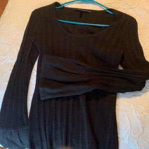 WHBM Scoopneck Sweater with Bell Sleeves Size M